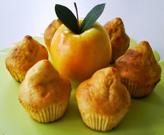muffins de manzana