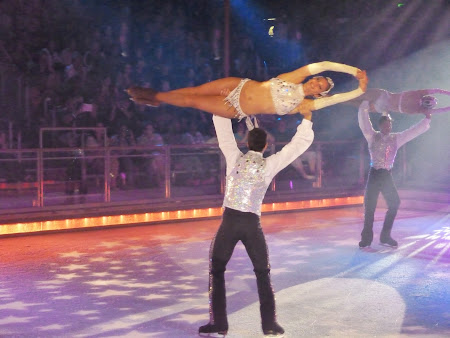 Croziera pe Mediterana: Spectacol patinaj