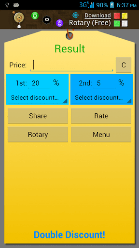 Double Discount Calculator