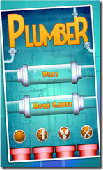 الواجهة الرئيسية للعبة السباك Plumber للأندرويد