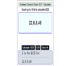 CMMDC Calculator - Cel mai mare divizor comun - Ultima Versiune Pentru  Android - Descărcați Apk
