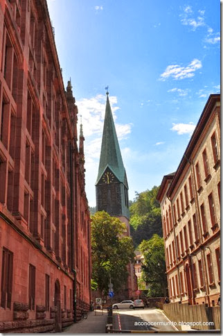 57-Heidelberg. Fachada universidad y St Peterkirche - DSC_0137