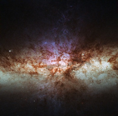 núcleo da galáxia M82