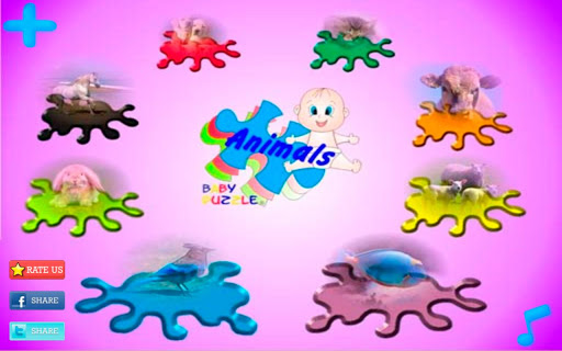 Baby Puzzle Animals Free