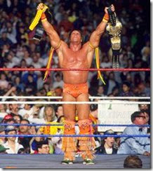 Ultimate Warrior won the Title vs Title match against Hogan at Wrestlemania