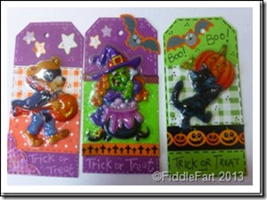 Halloween Trick or Treat Bags with tags. 3