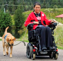 Michelle Kephart c5 quadriplegic spinal cord injury story - goals and life lessons learned-national mobility awareness month