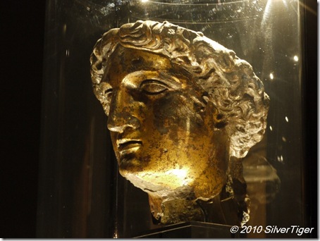 Head of the goddess Minerva