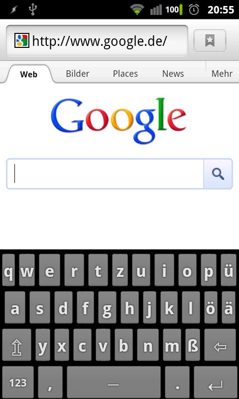 Android application German Keyboard with Umlauts screenshort