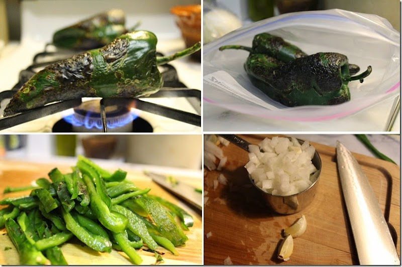 roasting poblano peppers 