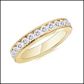Round Diamond Eternity Ring in 14k Yellow Gold