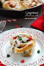 Gingerbread Cinnamon Rolls with Chocolate Chips by @LifeMadeSweeter.jpg