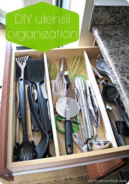DIY drawer organizer 