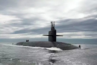 Tàu ngầm hạt nhân lớp Ohio của Mỹ.