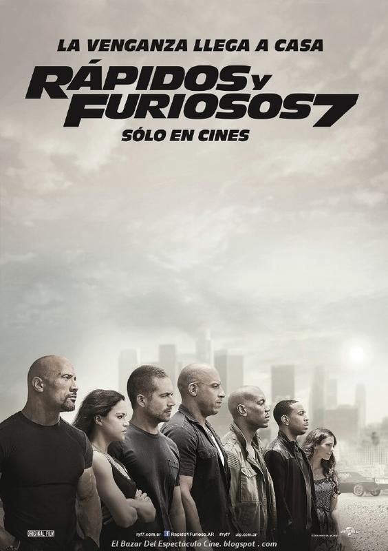 Rapidos y furiosos 7: Poster latino, fecha de estreno ...