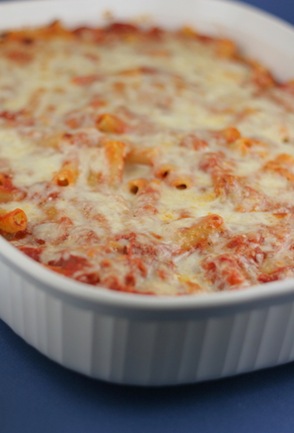 baked ziti with pesto