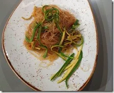 Spaghetti di soia allo zenzero