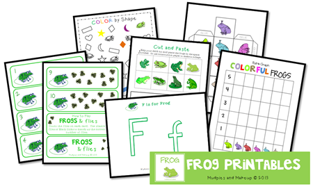 Free Frog Printable Pack