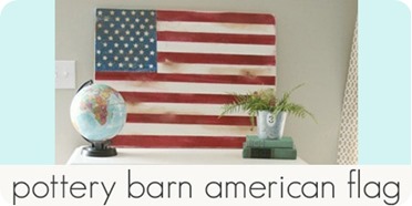 pottery barn american flag