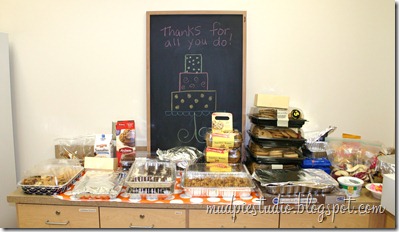 Teacher Appreciation Week - Dessert Day - mudpiestudio@blogspot.com