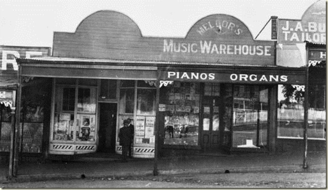 Music store in Morgan Street Mount Morgan 1913
