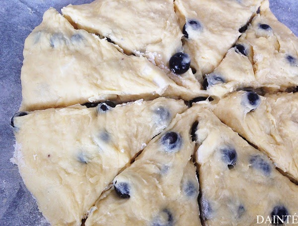 Blueberry Brie Scones Food Recipe Dainte Blog
