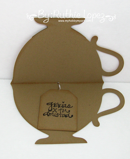 Mosipis - Chevron I - Tea bag dispenser - Tea cup card - Ruthie Lopez - My Hobby My Art 5
