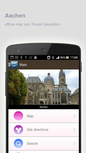 Aachen Map offline