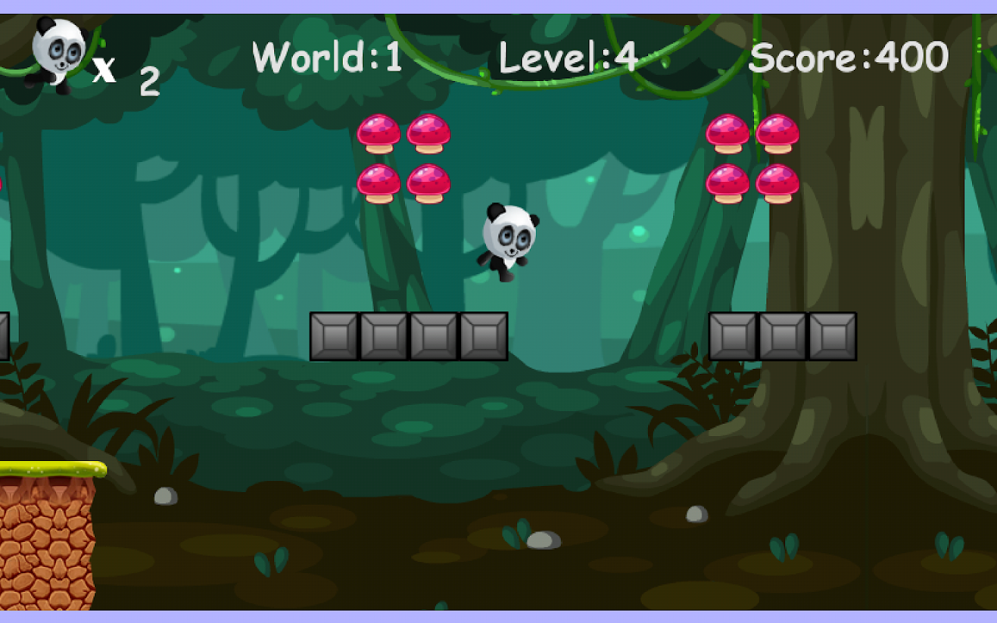 Jungle Panda Run - screenshot