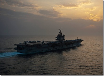 USS Enterprise is underway on her final deployment.