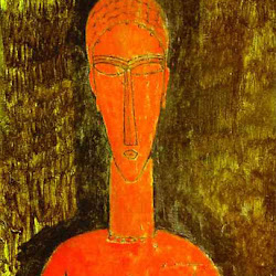 Modigliani, Red Bust 1913.jpg
