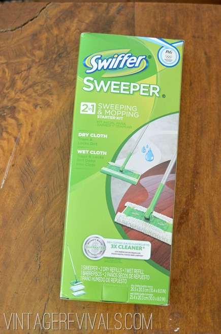 Use a Swiffer to get dust off of walls