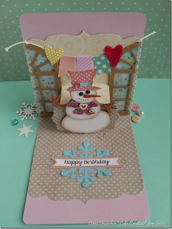 cafe creativo - Anna Drai - sizzix big shot - winter birthday card pop up (2)
