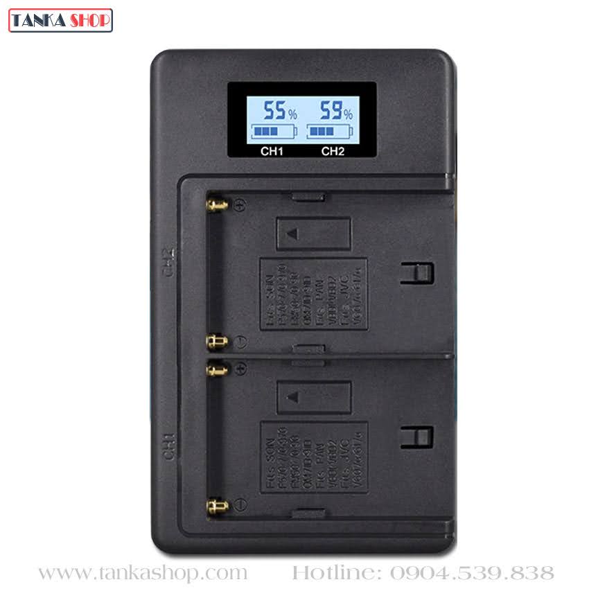 Dock sạc đôi pin np f970 Dock sạc đôi pin np f970