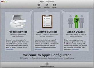 Apple Configurator for iPad and iPhone