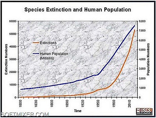 ExtinctionAndPopulationGraph