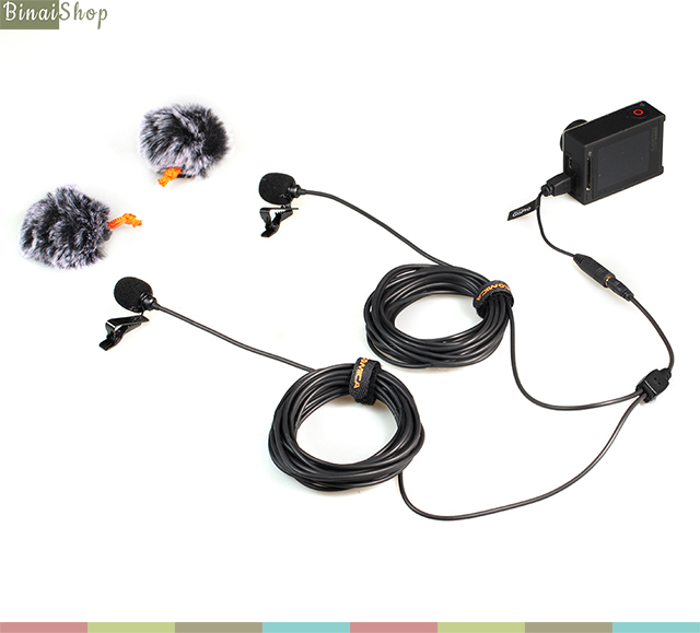 Micro cho điện thoại Comica CVM-02 Dualmic