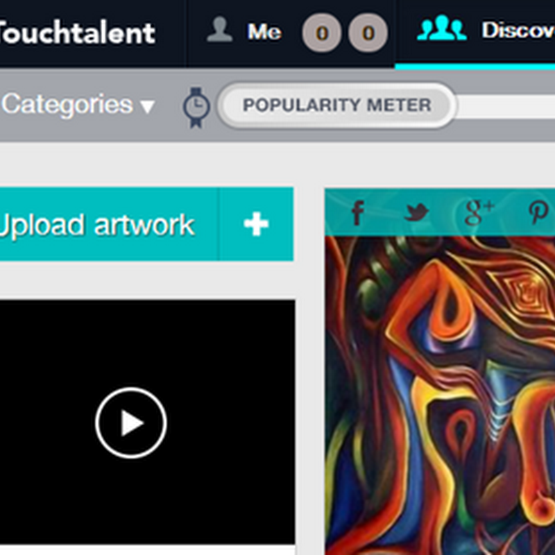 Touchtalent – Social Network for Artists to Promote and Sell Art