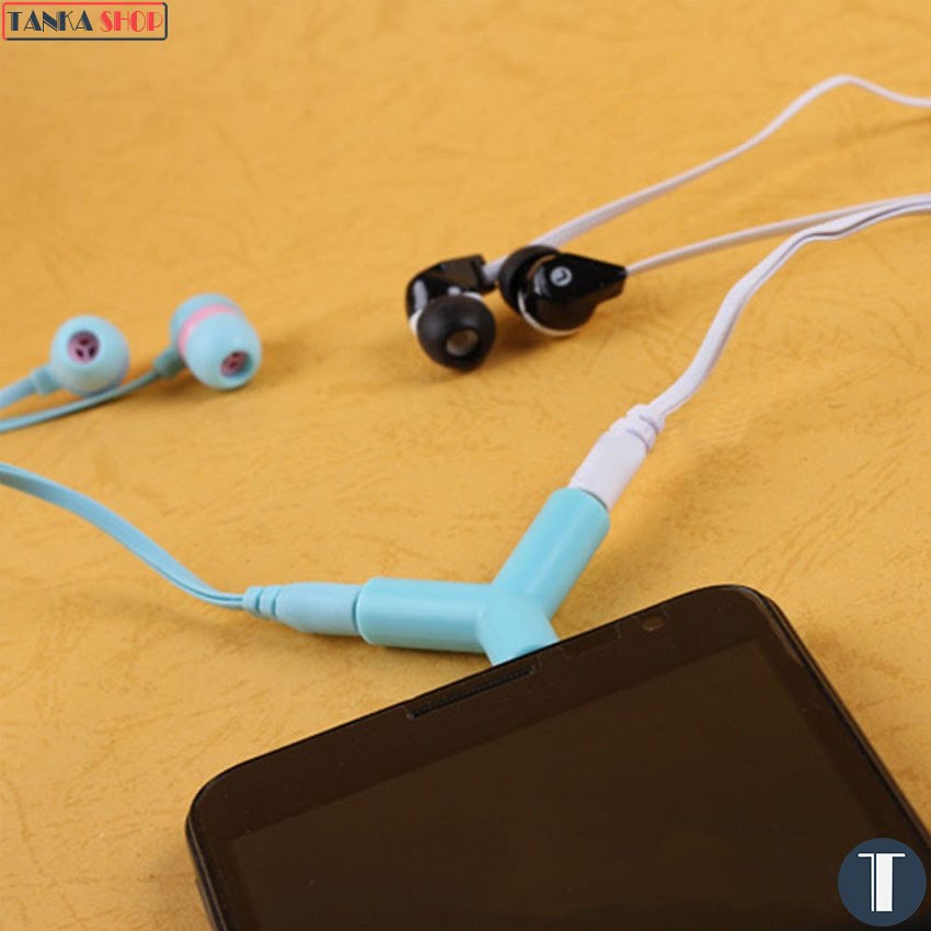 Jack chia tai nghe 1 ra 2 cổng 3.5mm Bộ chia tai nghe 2 cổng