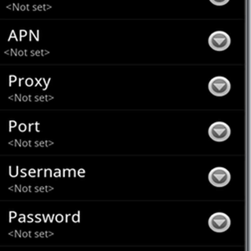 How To Setup APN Settings for Android 1.6 (Gingerbread) Internet and MMS