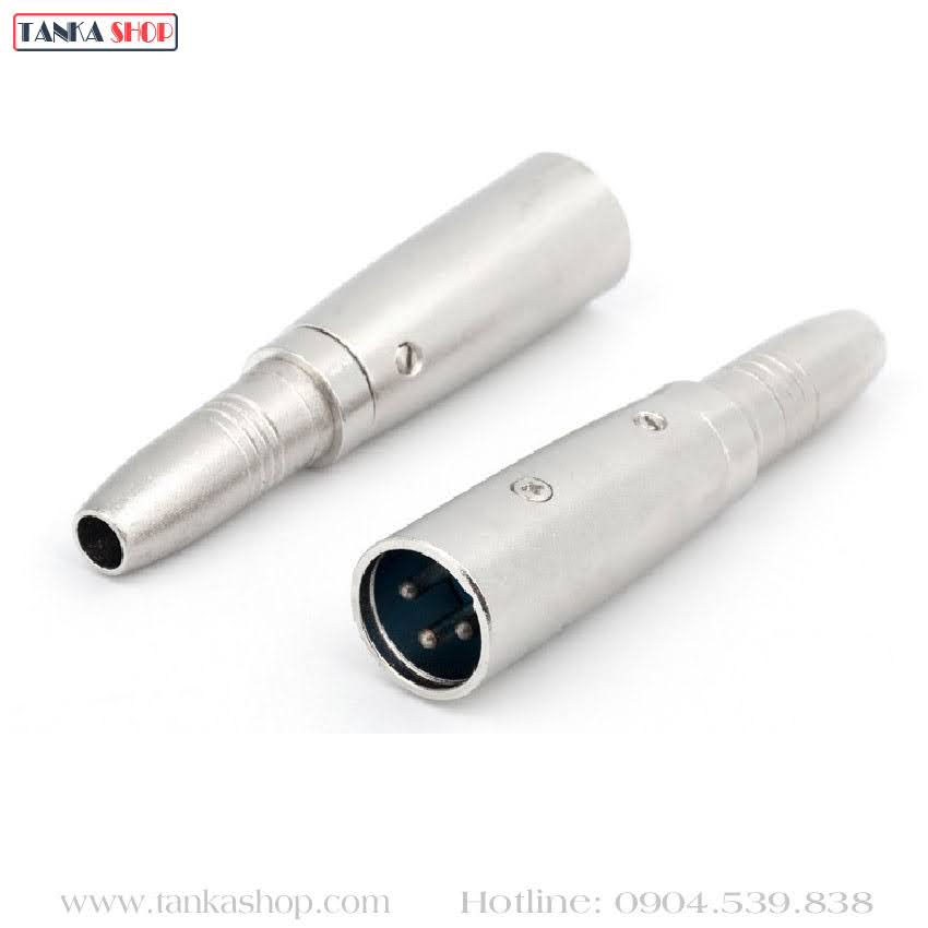 Jack chuyển 6.5 cái sang XLR đực Jack chuyển 6.5 cái sang XLR đực