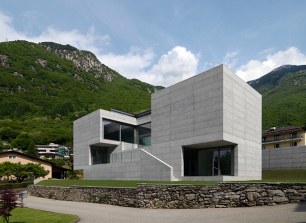 arquitectura casa moderna en suiza