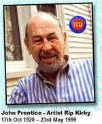 17th October 2014 John Prentice Artist of Rip Kirby Birth Day