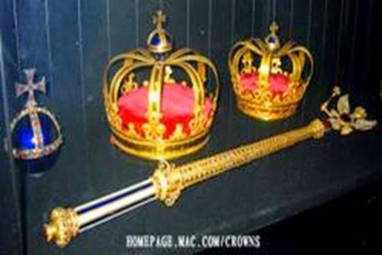 Coronas de los reyes Federico I y Sofía Carlota de Prusia