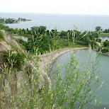 breathtaking view at Scarborough Bluffs in Toronto, Canada 