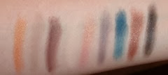 NYX Cosmetics Love In Paris  You Are In Seine Swatches