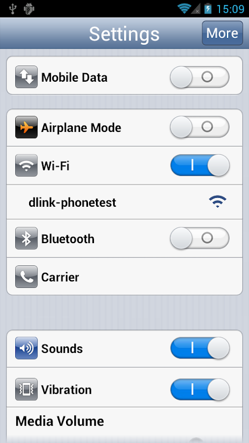 Settings - iPhone Style - screenshot