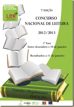 Concurso Nacional De leitura - Cartaz Fim