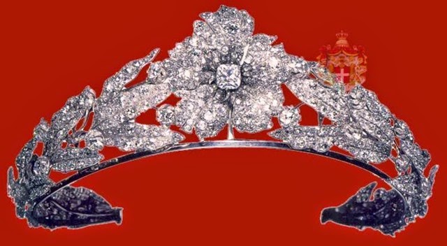 Tiara de Diamantes y Perlas de la infanta Mari­a Isabel de Borbon (alias La Chata