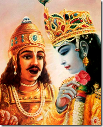 [Arjuna praising Krishna]
